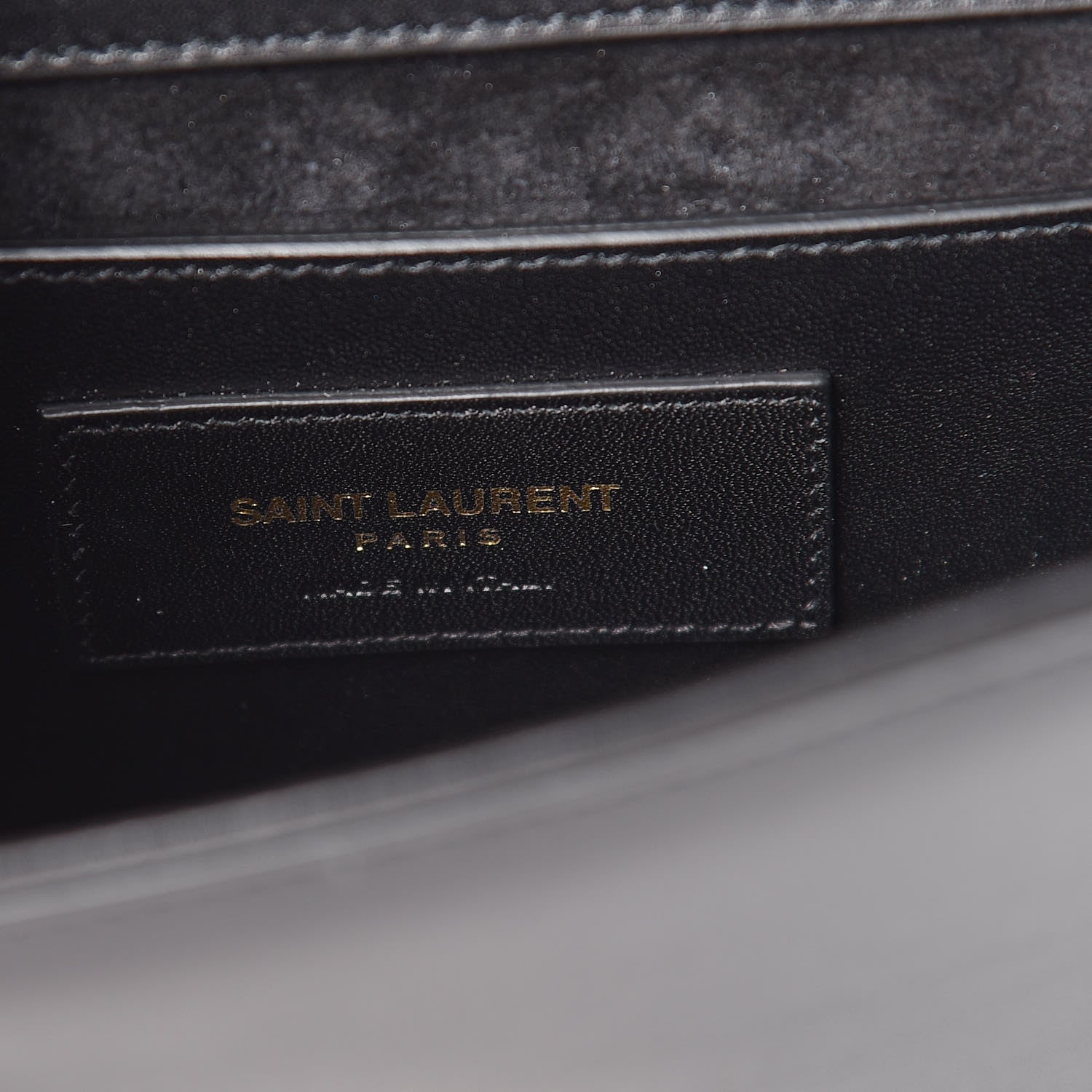 Saint Laurent Calfskin Small Classic Monogram Kate Tassel Satchel Black 7 of 9