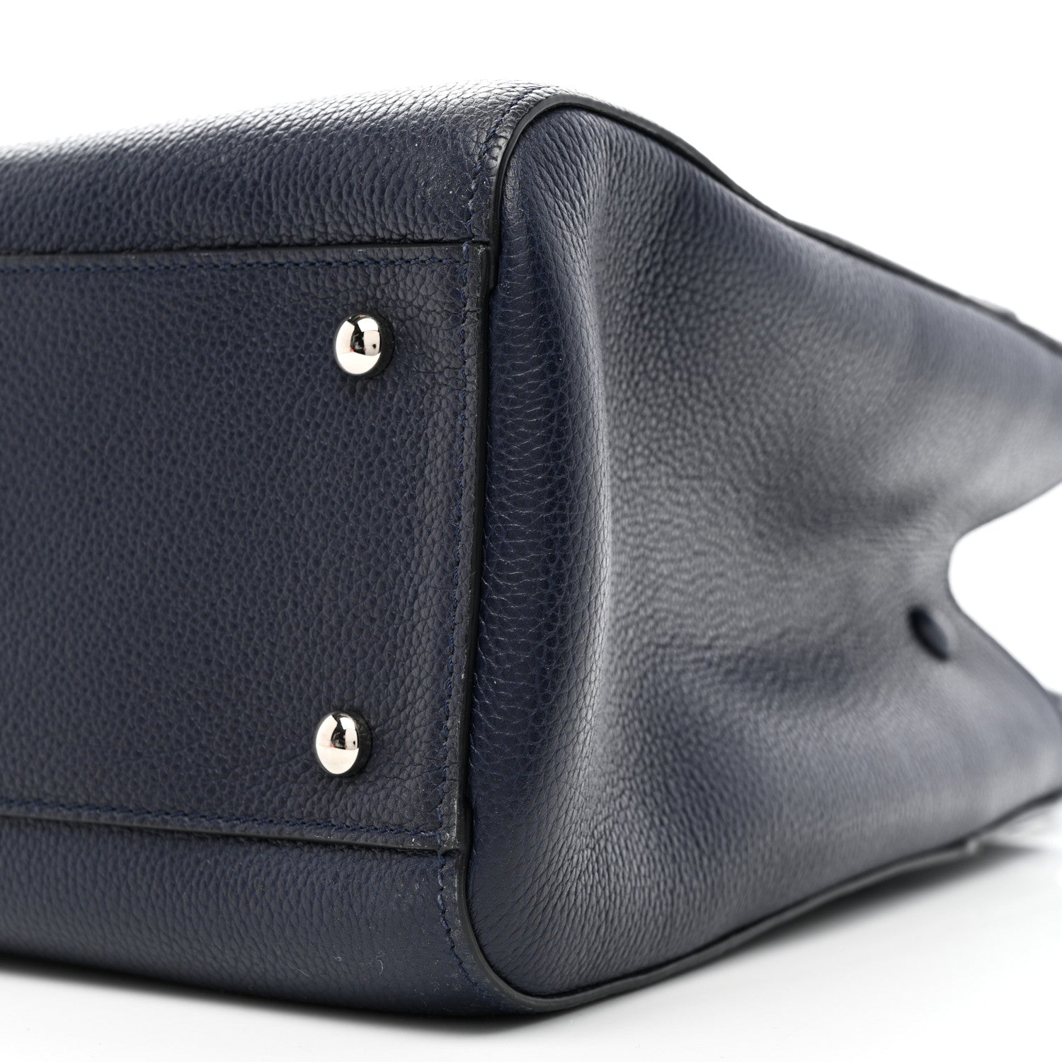 Chanel Grained Calfskin Small Neo Executive Shopper Tote Navy 11 of 12