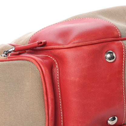 Prada Canvas Shoulder Bag Bag Red 14 of 23