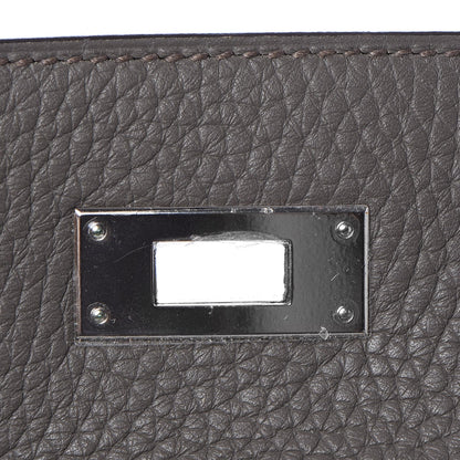 Hermes Taurillon Clemence Kelly Retourne 32 Etain 19 of 33