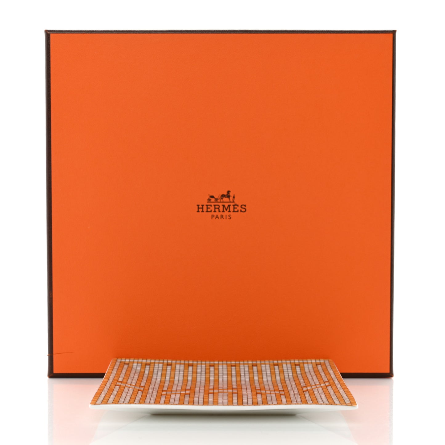 Porcelain Mosaique au 24 Square Plate N°2 Gold