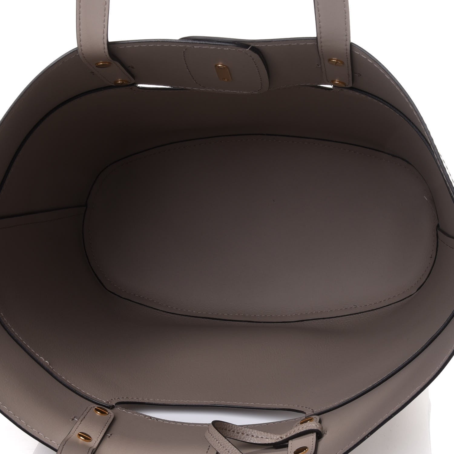 Chloe Smooth Grained Calfskin Medium Aby Tote Motty Grey 4 of 4