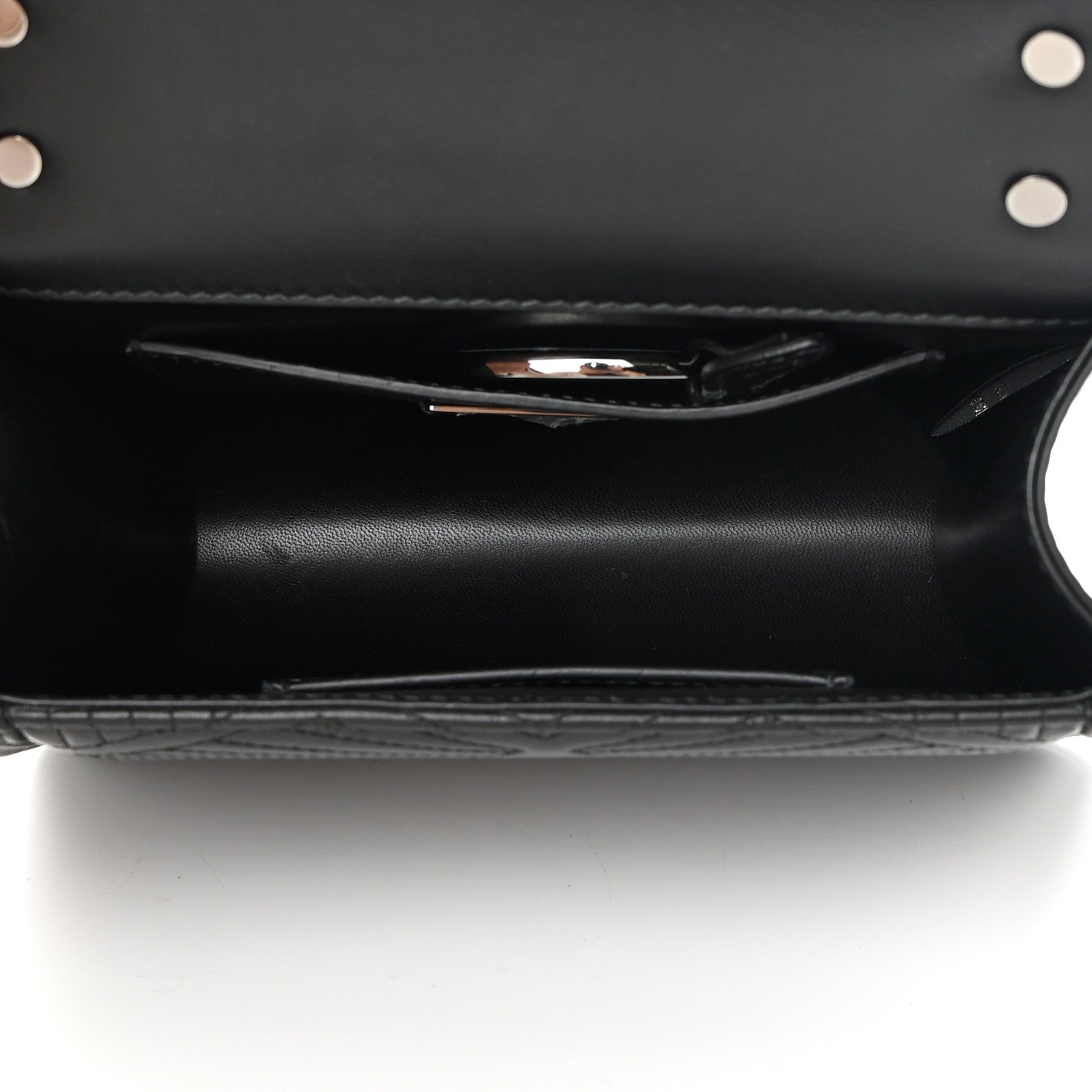 Bulgari Quilted Nappa Smooth Calfskin Serpenti Forever Diamond Blast Shoulder Bag Black 5 of 13