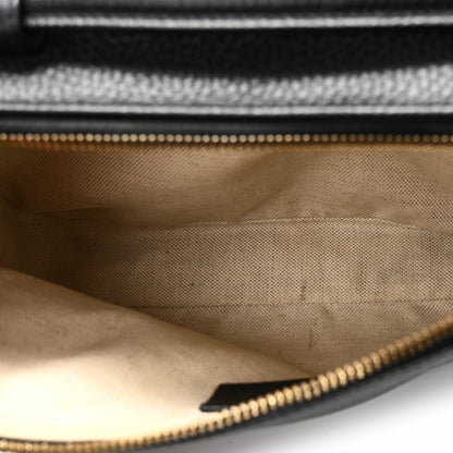 Gucci Grained Calfskin Sylvie Web Kingsnake Small Camera Bag Black Multicolor 6 of 12