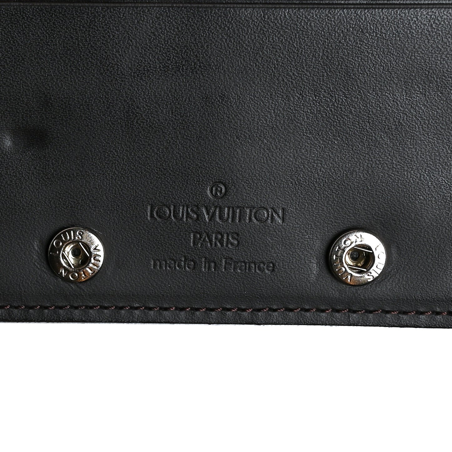 Monogram Glace Portefeuille Double Wallet Cafe