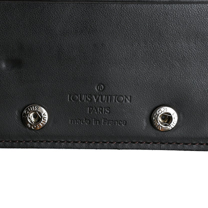 Louis Vuitton Monogram Glace Portefeuille Double Wallet Cafe 6 of 9