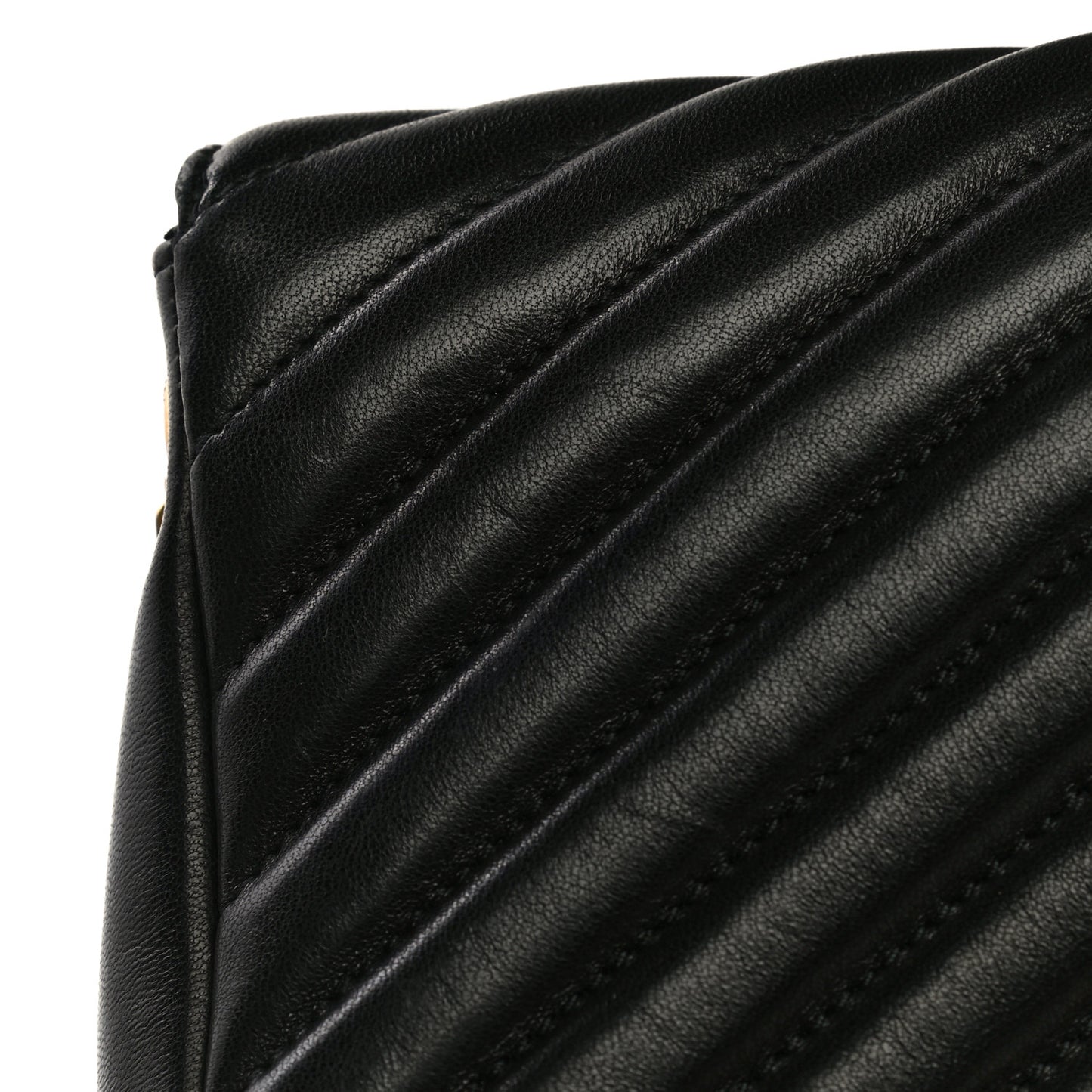 Lambskin Matelasse Monogram Kate 99 Black