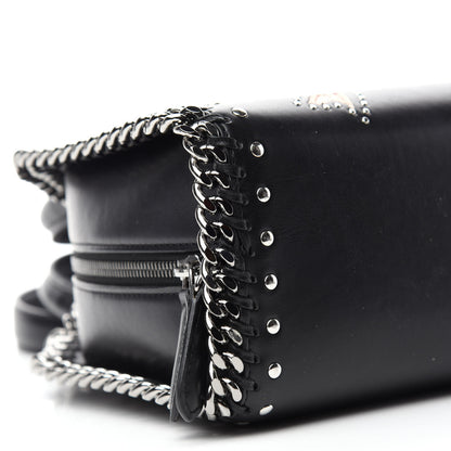 Stella McCartney Eco Alter Nappa Mini Falabella Box Bird Top Handle Bag Black 6 of 10