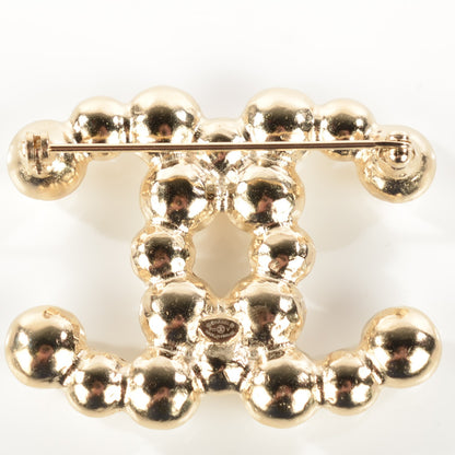 Chanel Pearl CC Brooch Gold 3 of 6
