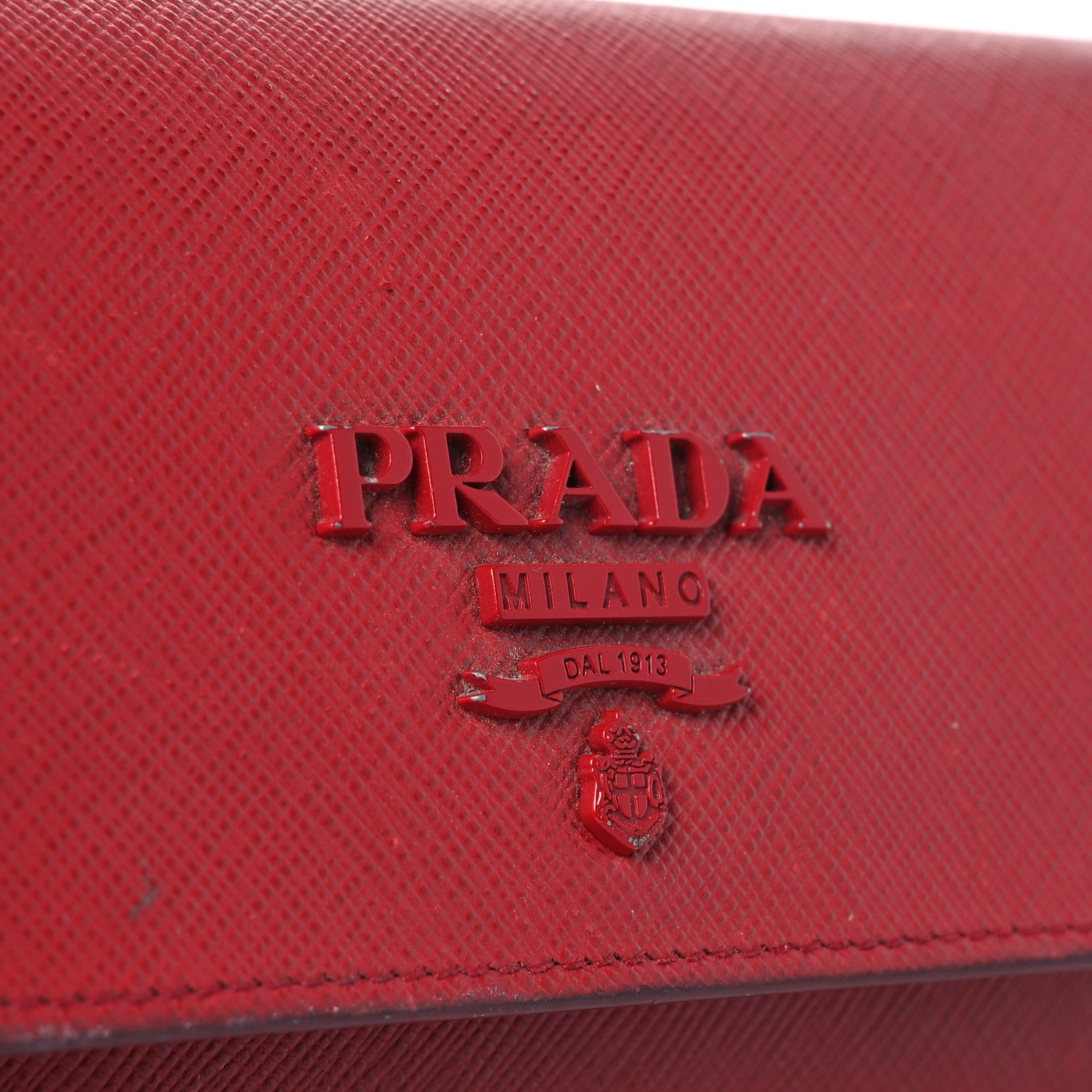 Prada Vitello Move Continental Flap Wallet Lacca 16 of 17