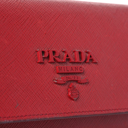 Prada Vitello Move Continental Flap Wallet Lacca 16 of 17