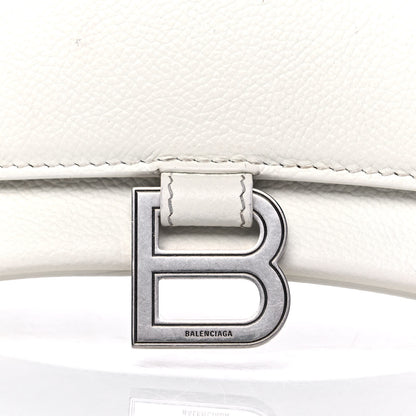 Balenciaga Grained Calfskin Small Hourglass Top Handle Bag White 10 of 24