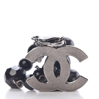 Chanel Ruthenium Bead CC Bracelet Black 5 of 7