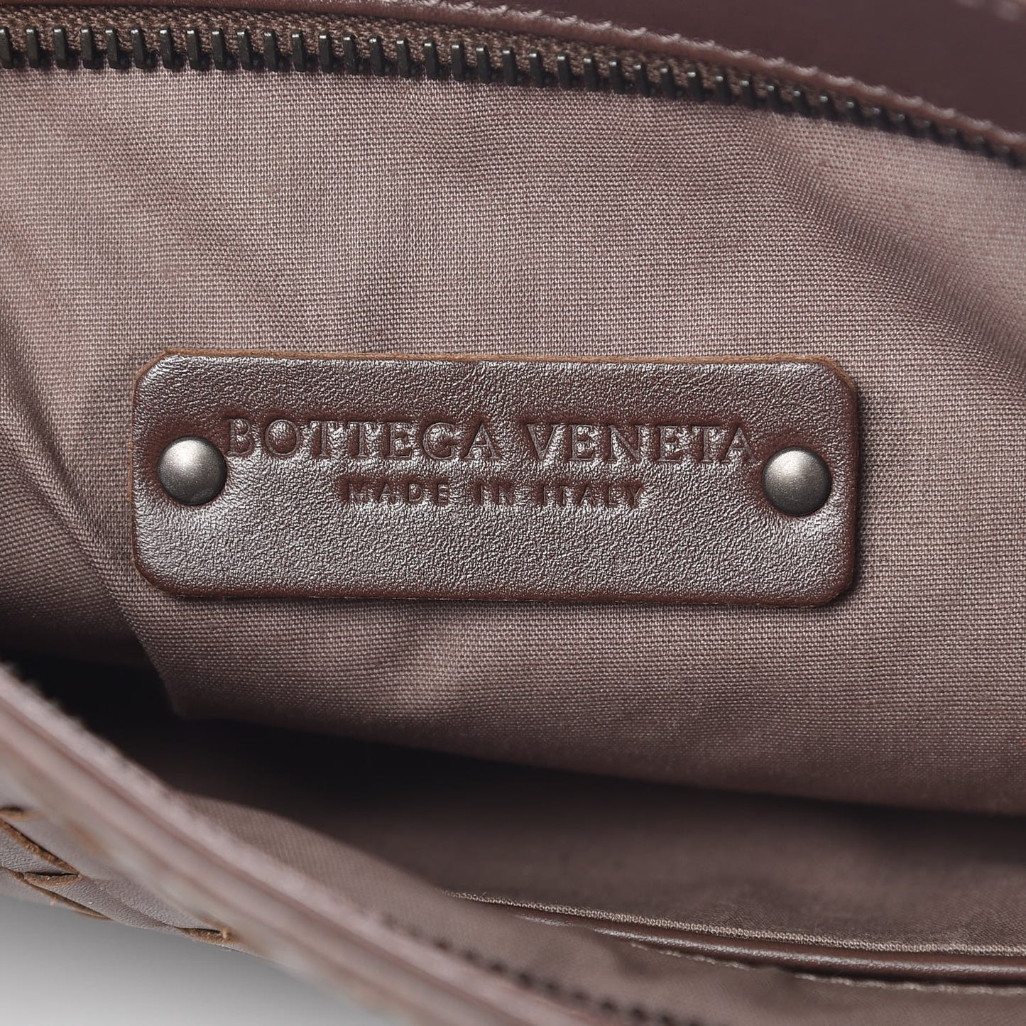 Nappa Intrecciato VN Crossbody Messenger Bag Brown