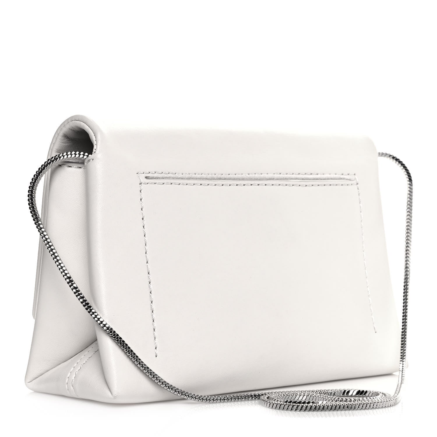 3.1 Phillip Lim Calfskin Alix Soft Flap Clutch White 4 of 14