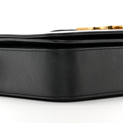 Saint Laurent Textured Calfskin Medium Classic Monogram Universite Bag Black 9 of 12
