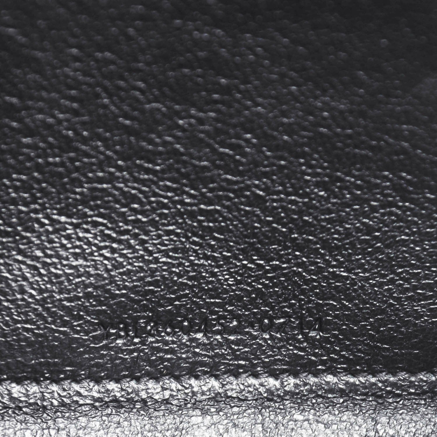 Saint Laurent Metallic Crackled Calfskin Matelasse Chevron Monogram Chain Wallet Pink 7 of 7