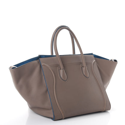 Celine Baby Grained Calfskin Medium Phantom Luggage Taupe 3 of 25