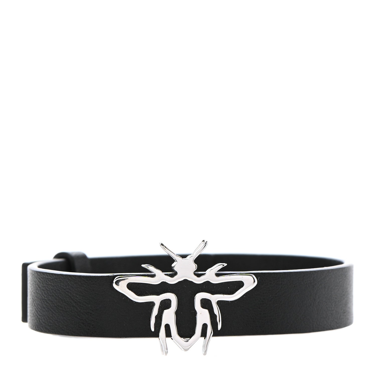 Christian Dior Calfskin Dior Bee Bracelet Black 1 of 4