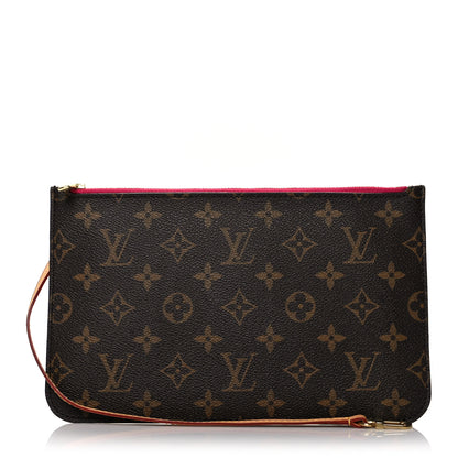 Louis Vuitton Monogram Neverfull MM GM Pochette Pivoine 1 of 7