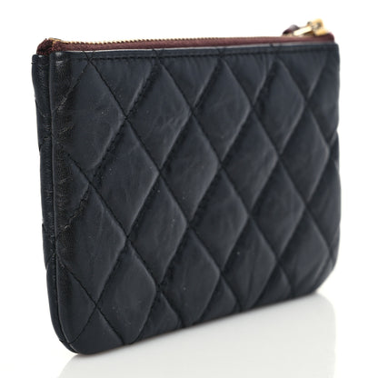 Chanel Aged Calfskin Quilted Small Reissue Cosmetic Case Black 3 of 8