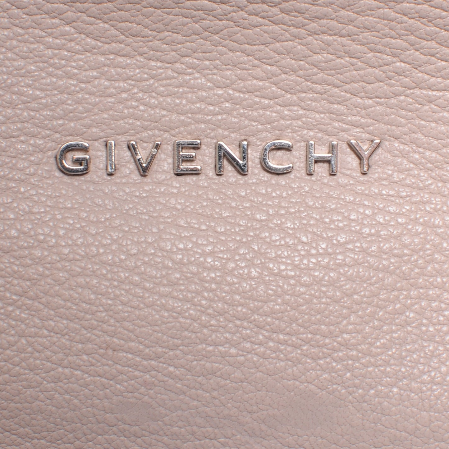 Pebbled Calfskin Mini Pandora Sand