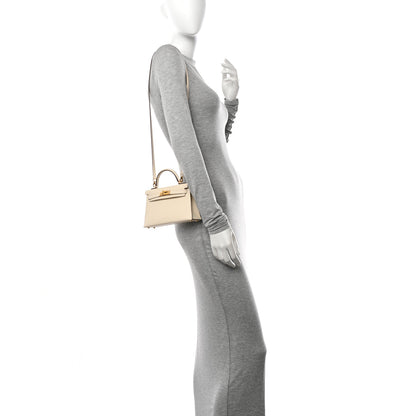 Hermes Epsom Mini Kelly Sellier 20 Nata 2 of 11