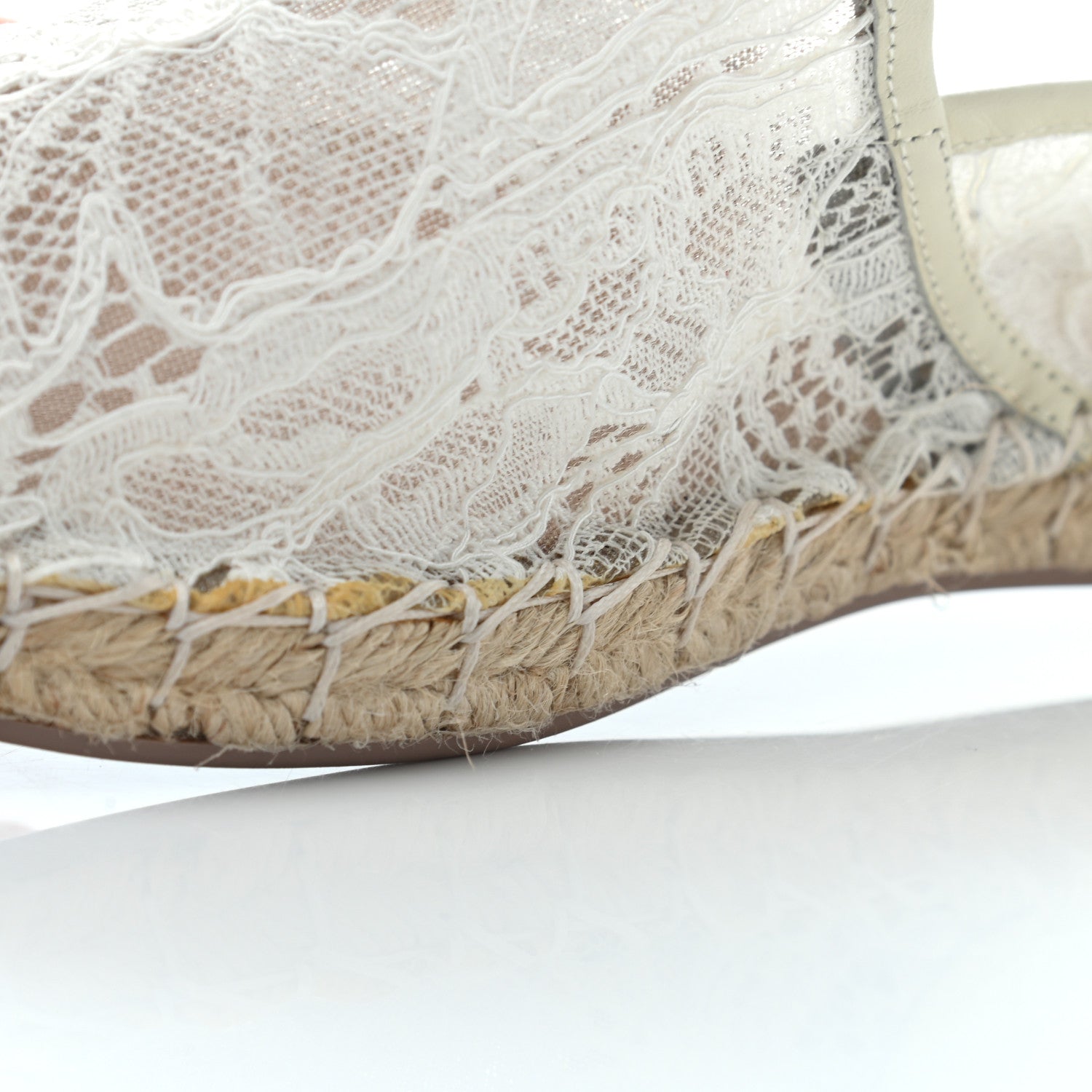 Valentino Garavani Lace Espadrilles 36 White 7 of 11