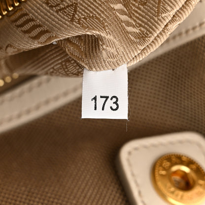 Prada Jacquard Logo Tote Corda Talco 7 of 10