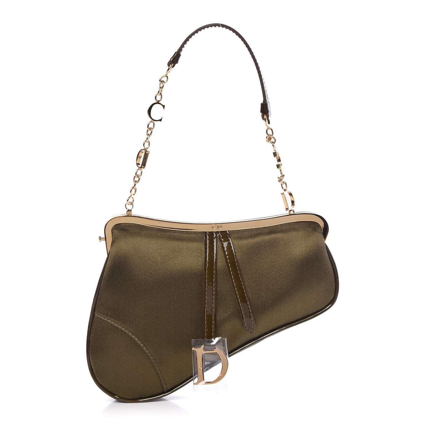 Nylon Mini Saddle Bag Kaki