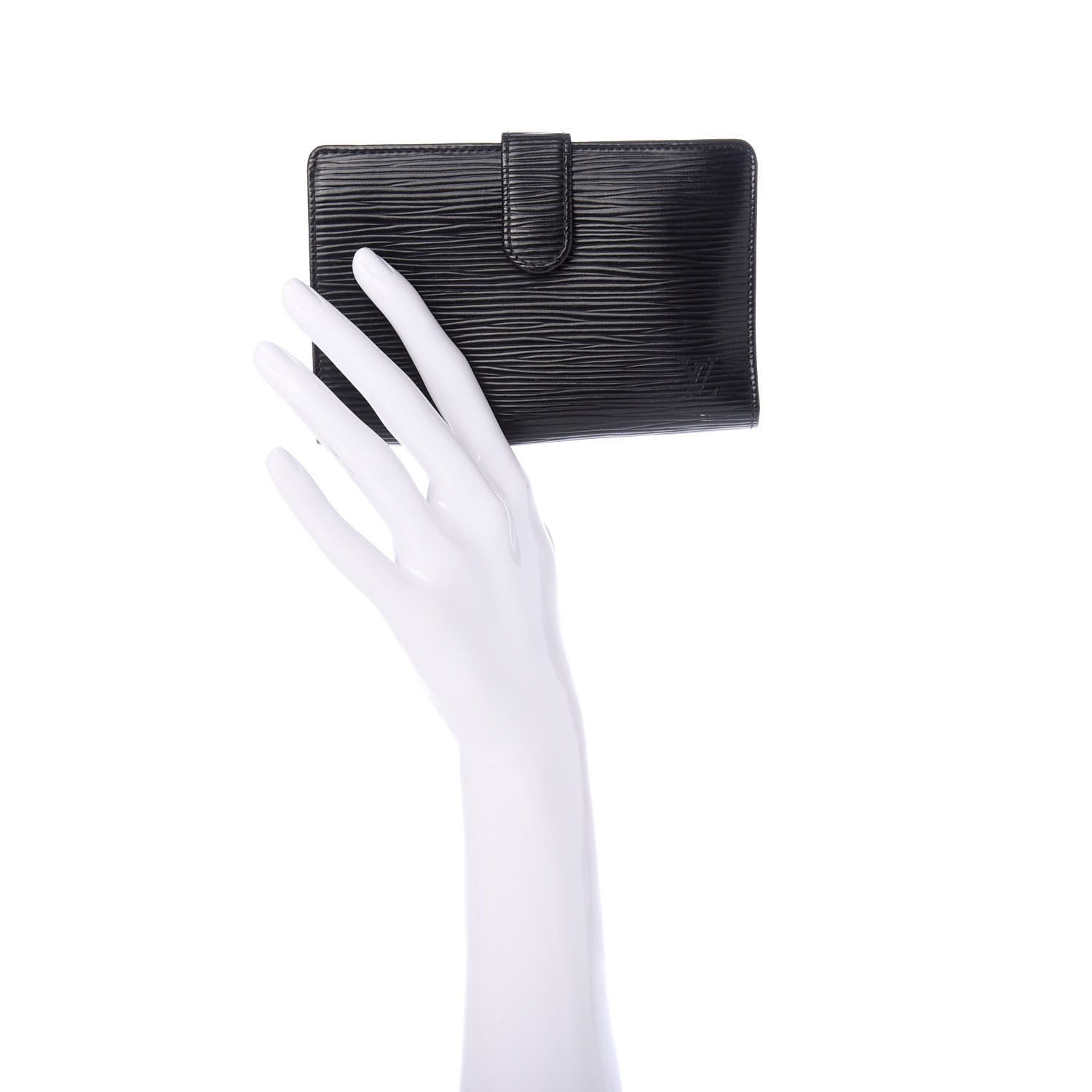 Louis Vuitton Epi French Purse Wallet Black 2 of 10
