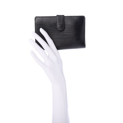 Louis Vuitton Epi French Purse Wallet Black 2 of 10