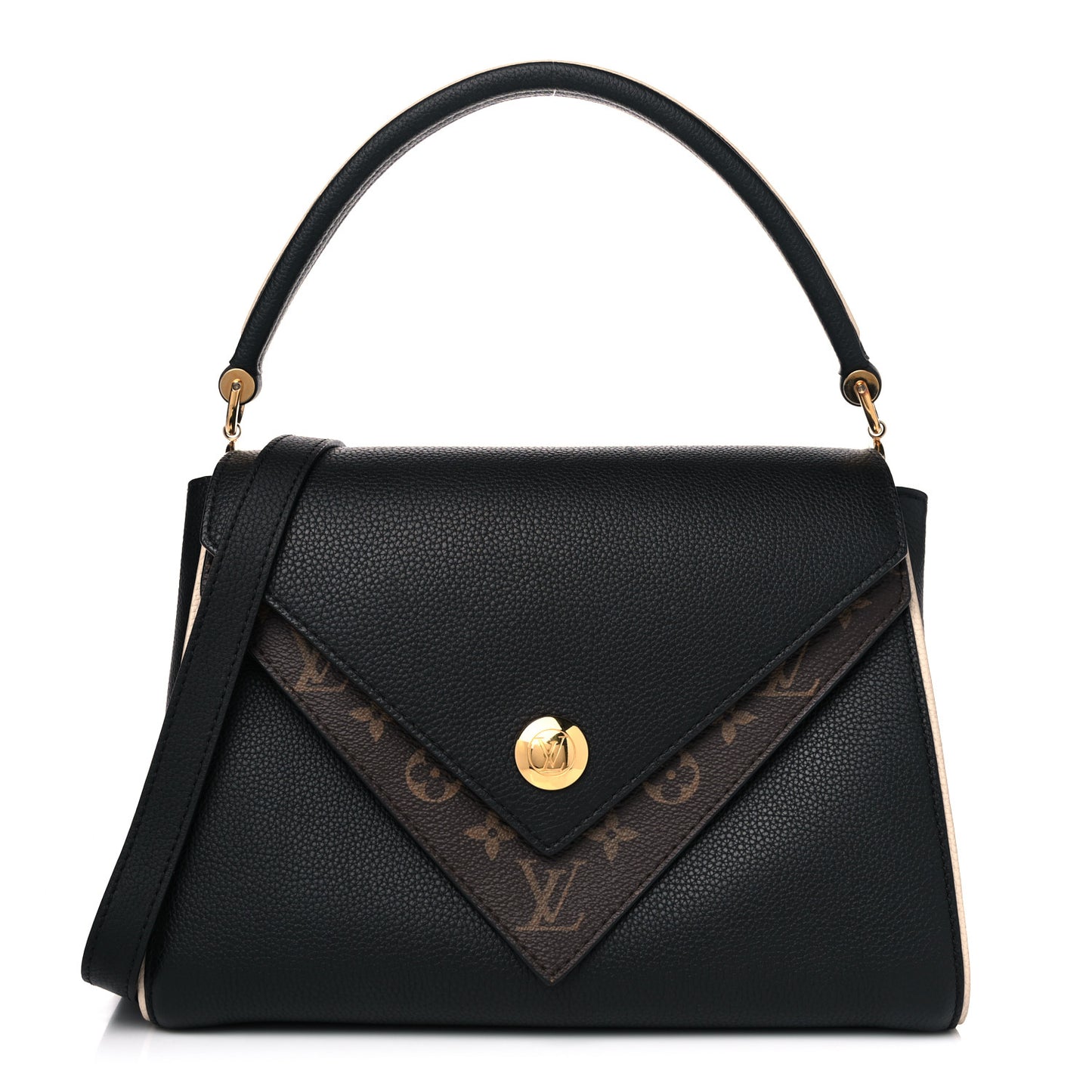Monogram Double V Black