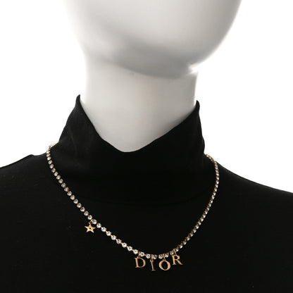 Christian Dior Metal Crystal Dio(r)evolution Necklace Gold 2 of 5