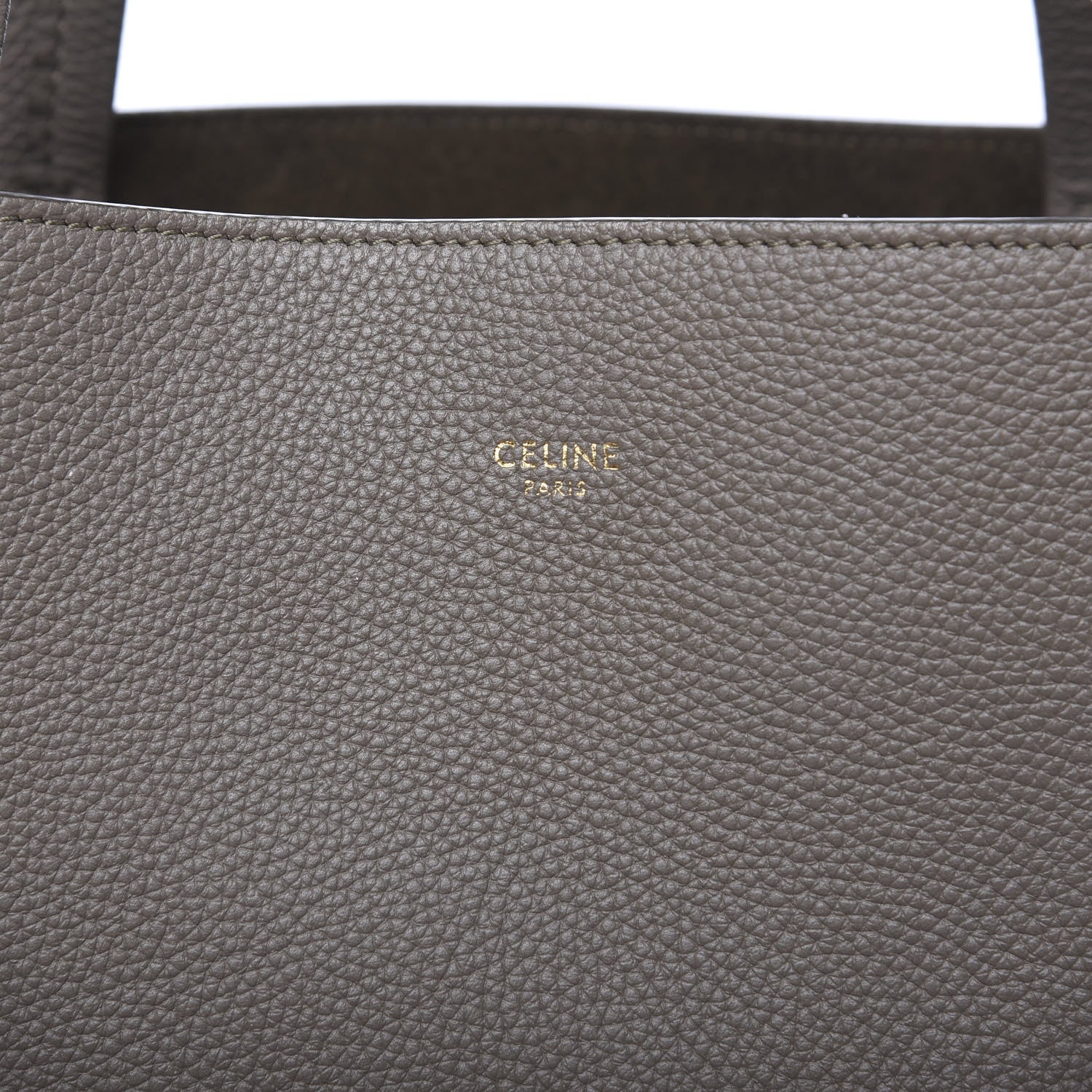 Celine Soft Grained Calfskin Small Belt Cabas Phantom Taupe 8 of 8