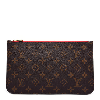 Louis Vuitton Monogram Neverfull MM GM Pochette Cherry 1 of 10