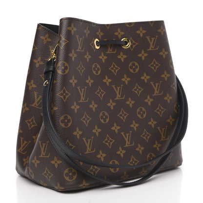 Louis Vuitton Monogram Neonoe MM Black 3 of 9