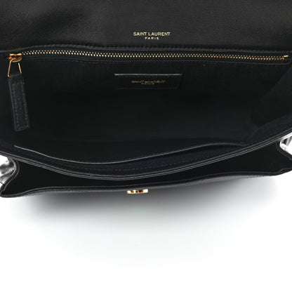 Saint Laurent Lambskin Matelasse Monogram Medium Niki Chain Satchel Black 4 of 4