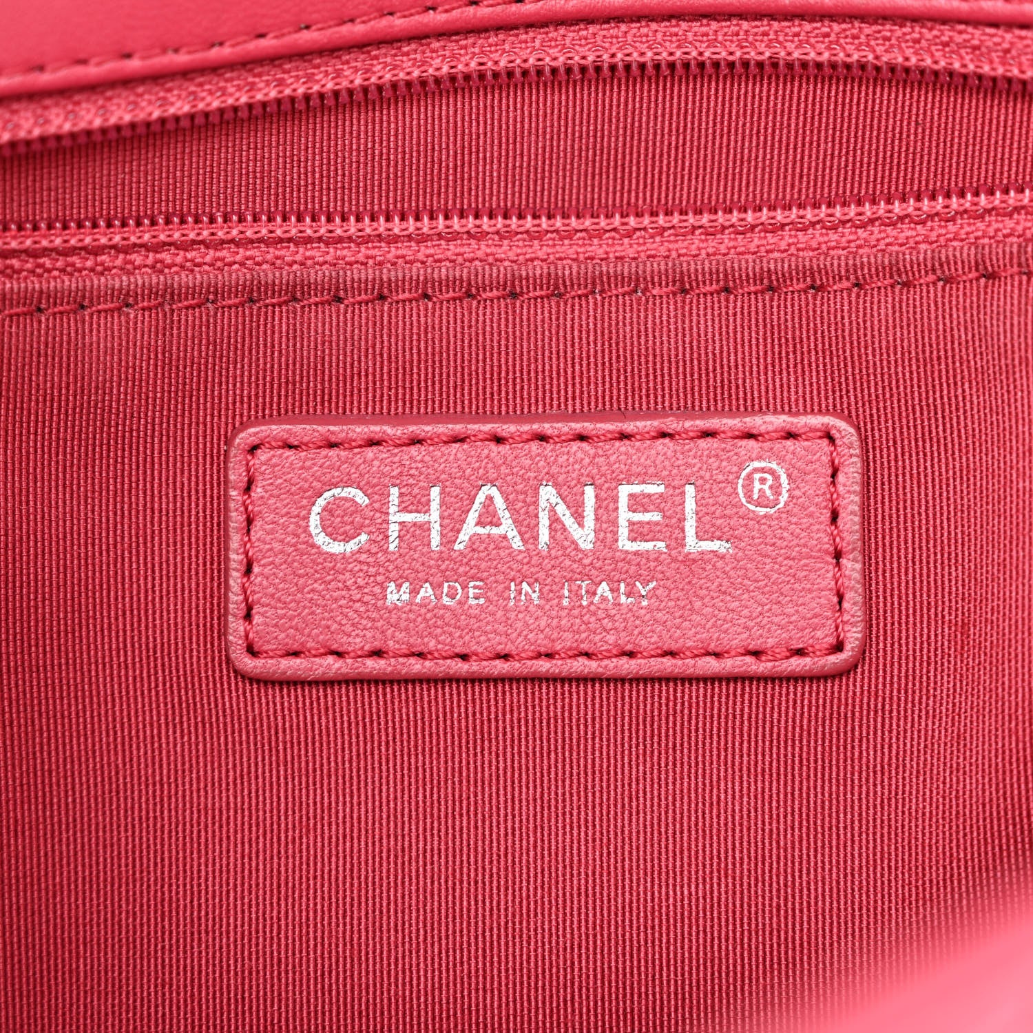 Chanel Lambskin Chevron Medium Single Flap Fuchsia 6 of 10