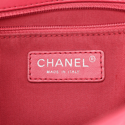 Chanel Lambskin Chevron Medium Single Flap Fuchsia 6 of 10