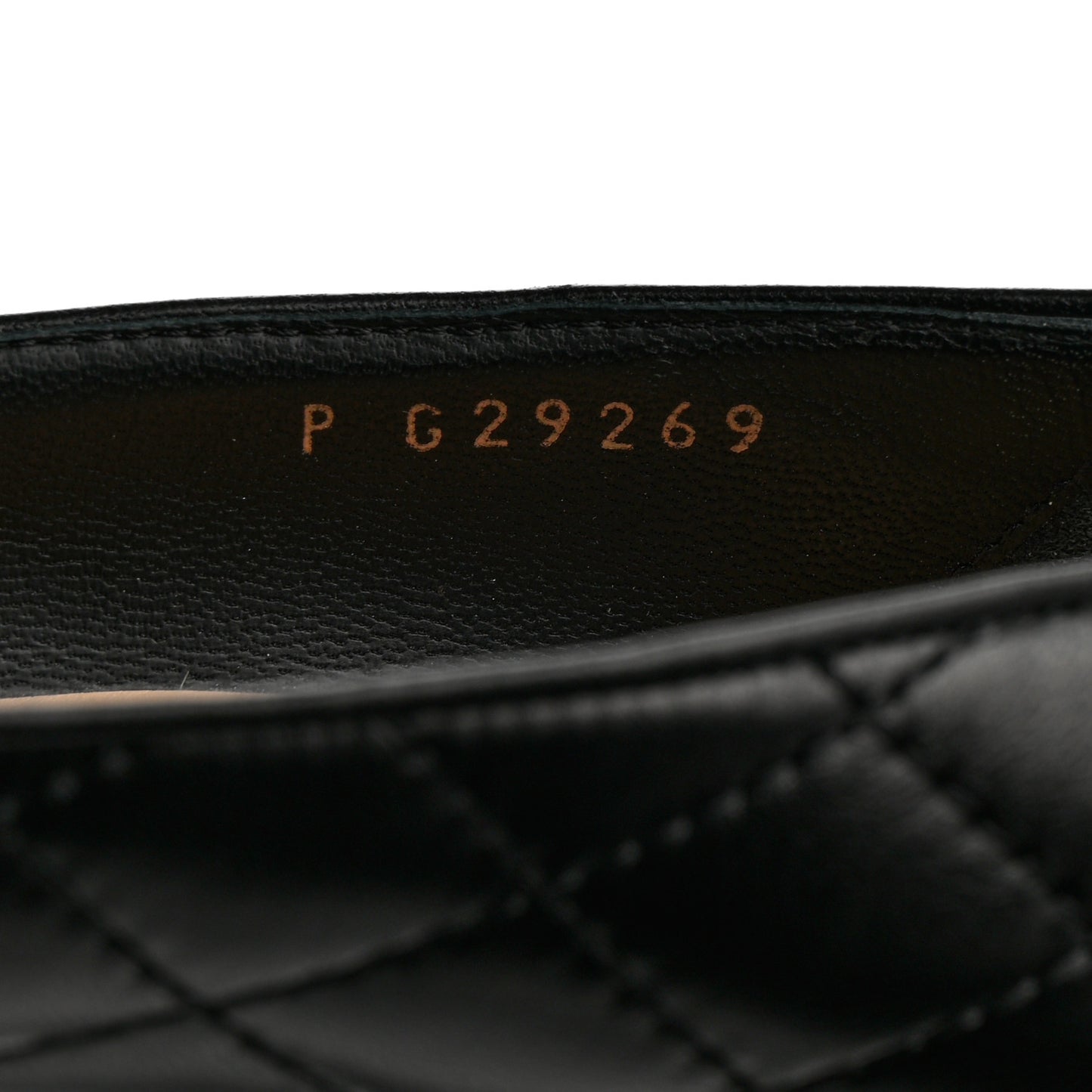 Lambskin Quilted Cap Toe Pumps 39 Black