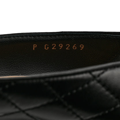 Chanel Lambskin Quilted Cap Toe Pumps 39 Black 6 of 11