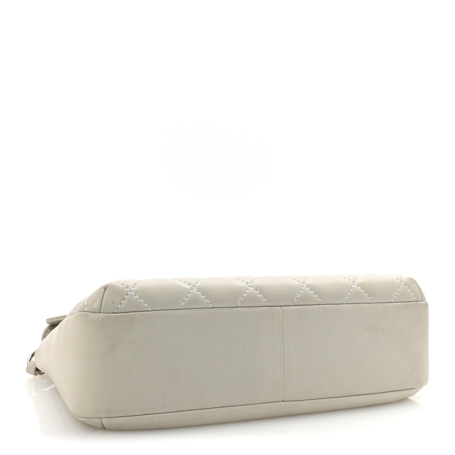 Chanel Lambskin Quilted Small Single Flap Bag Grey 4 of 10