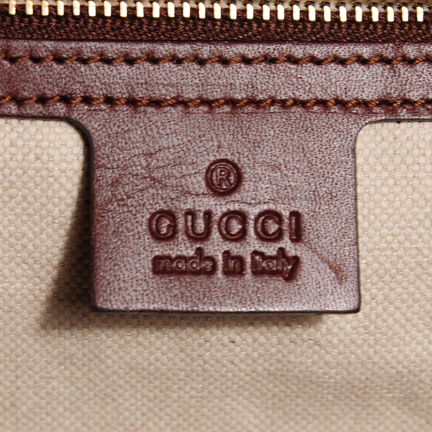 Gucci Diamante Calfskin Small Craft Tote Cuir 6 of 7