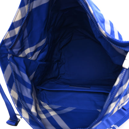 Burberry Nylon Nova Check Roll Backpack Knight 5 of 10