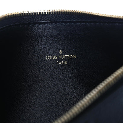 Louis Vuitton Empreinte Felicie Chain Wallet Zippered Insert Black 6 of 6