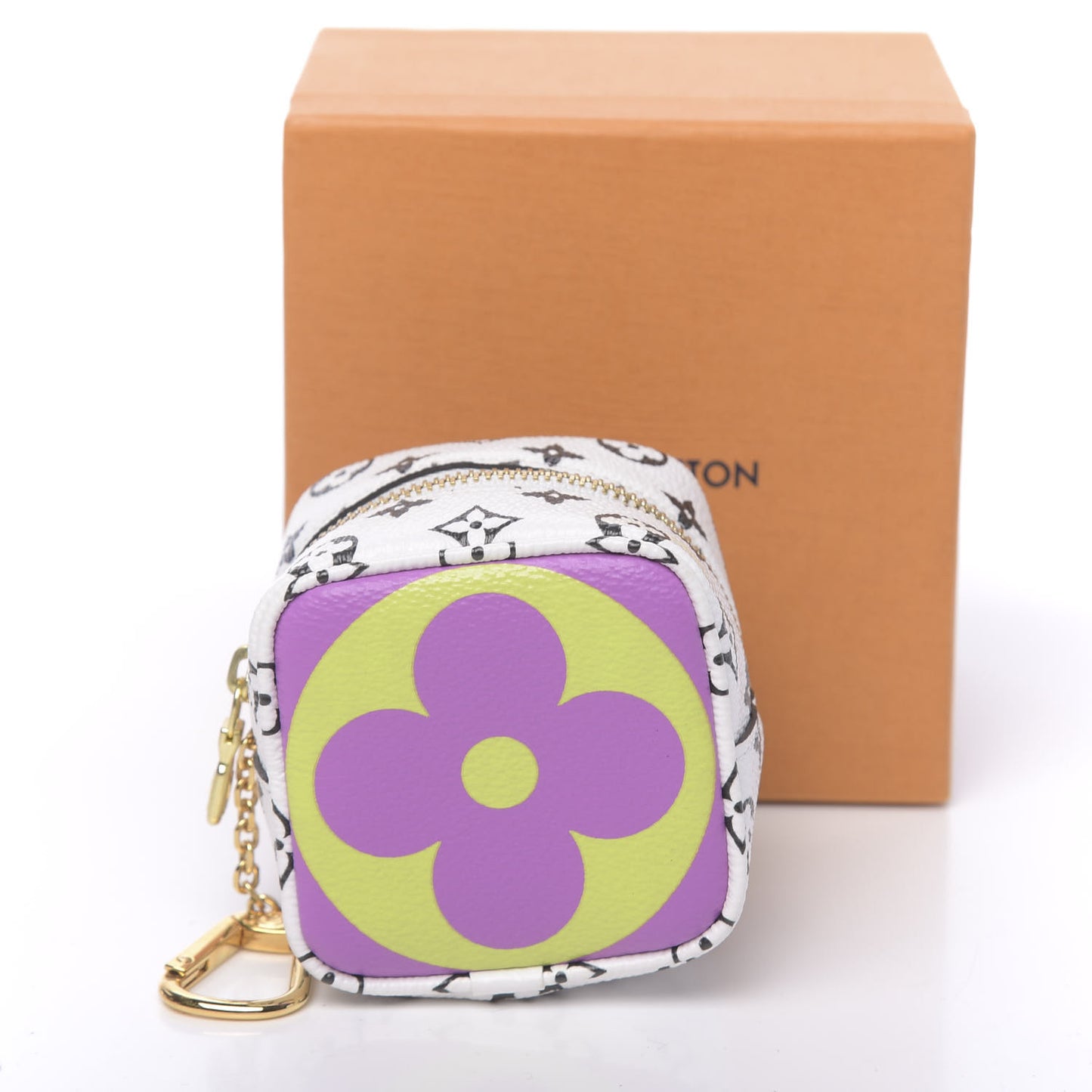 Monogram Giant Cube Coin Purse Pink