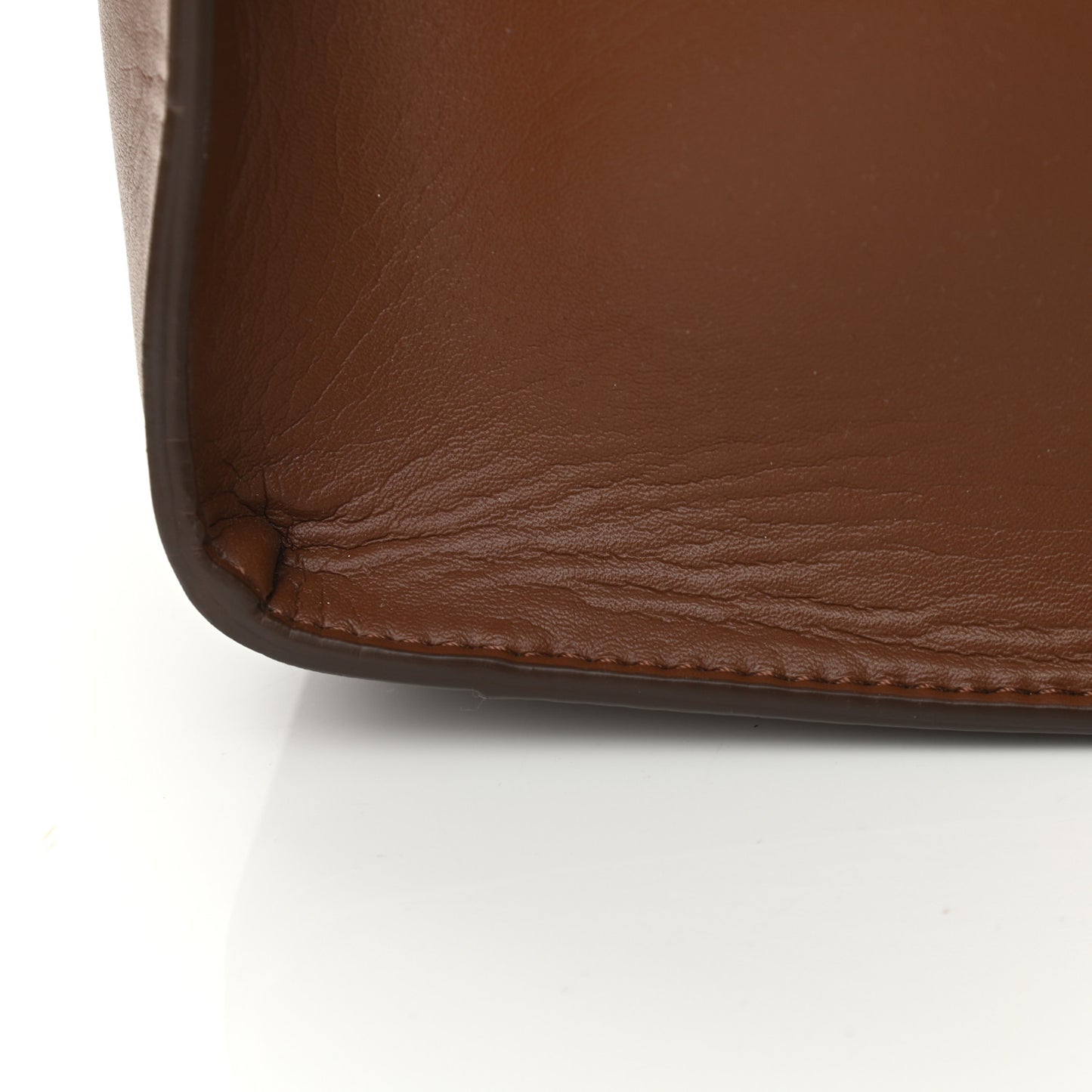Eco Alter Nappa East West Perforated Tote Brown