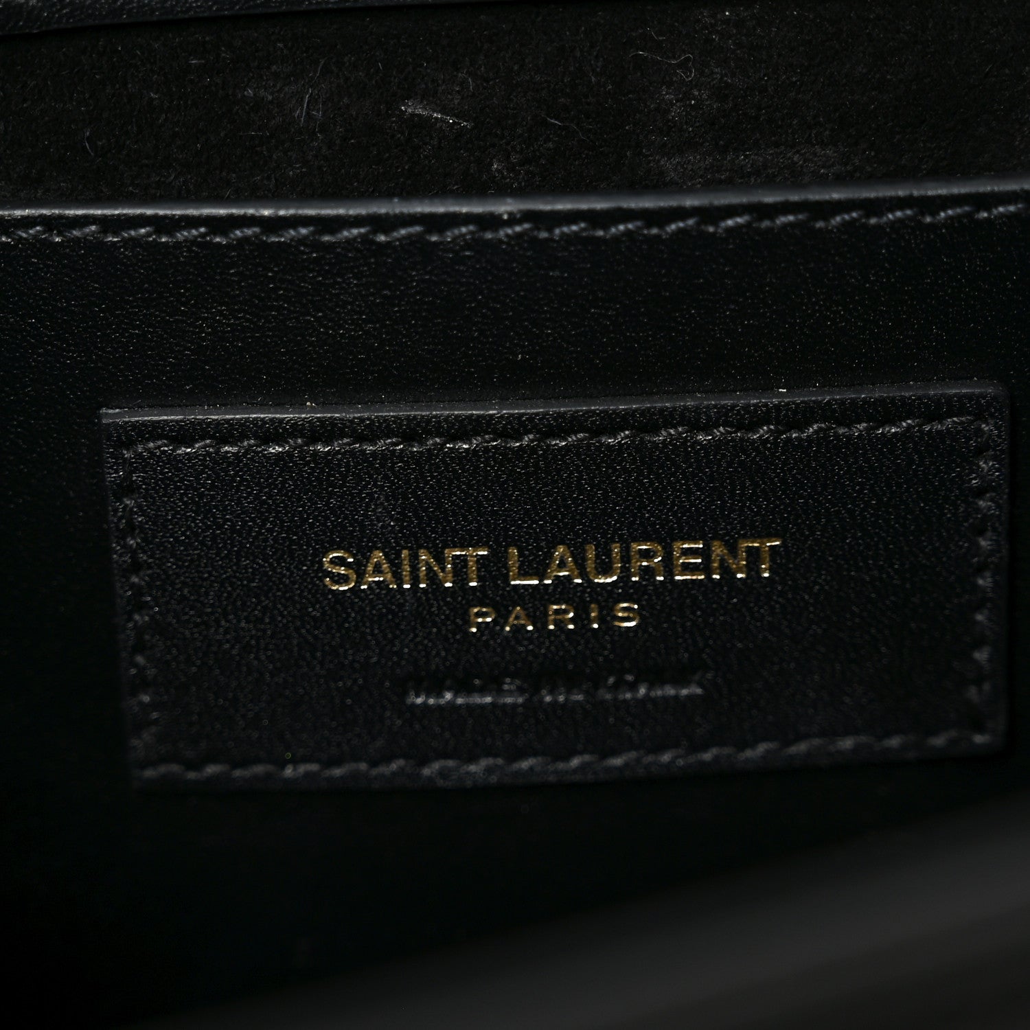 Saint Laurent Smooth Calfskin Medium Classic Monogram Kate Tassel Satchel Black 6 of 10