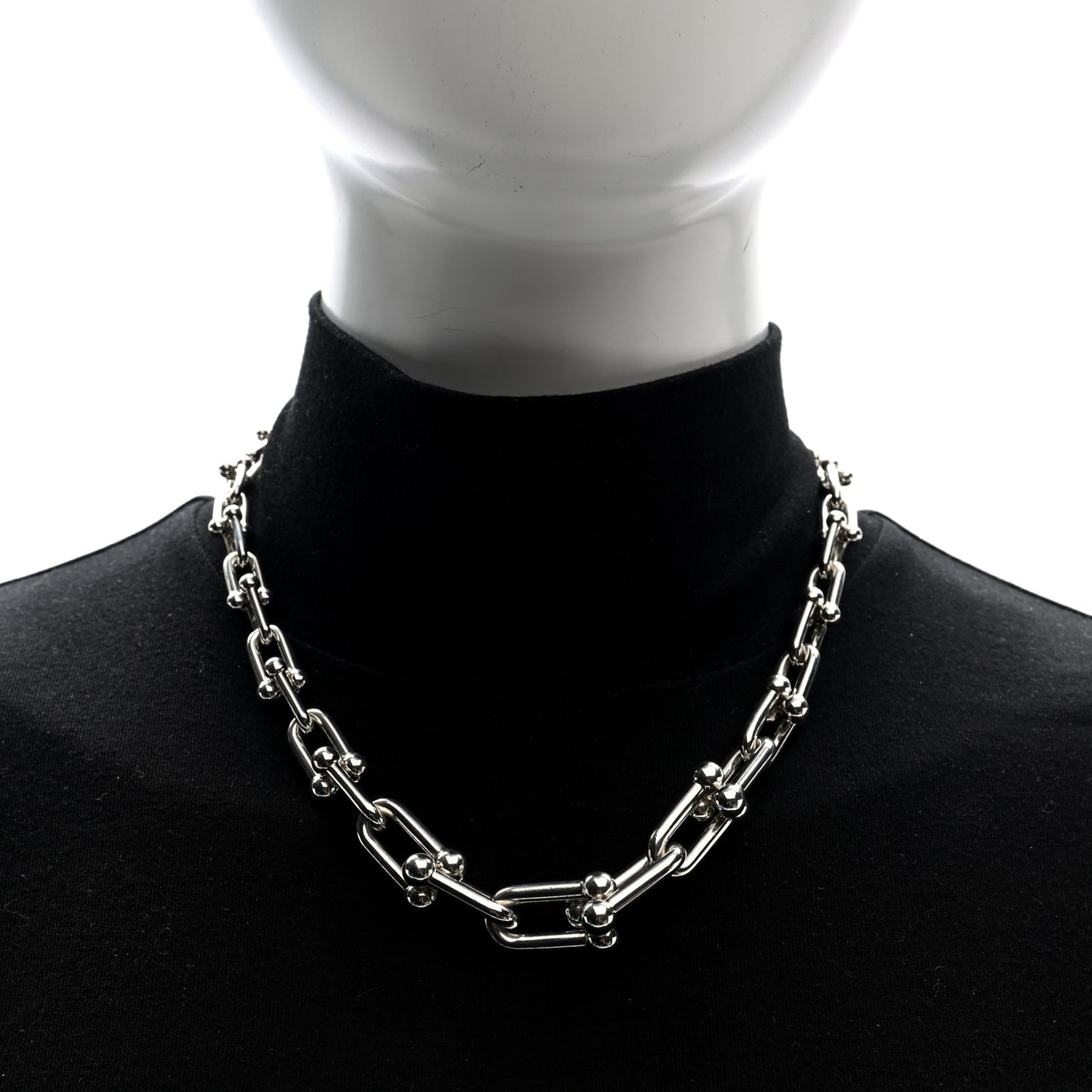 Sterling Silver HardWear Graduated Link Necklace